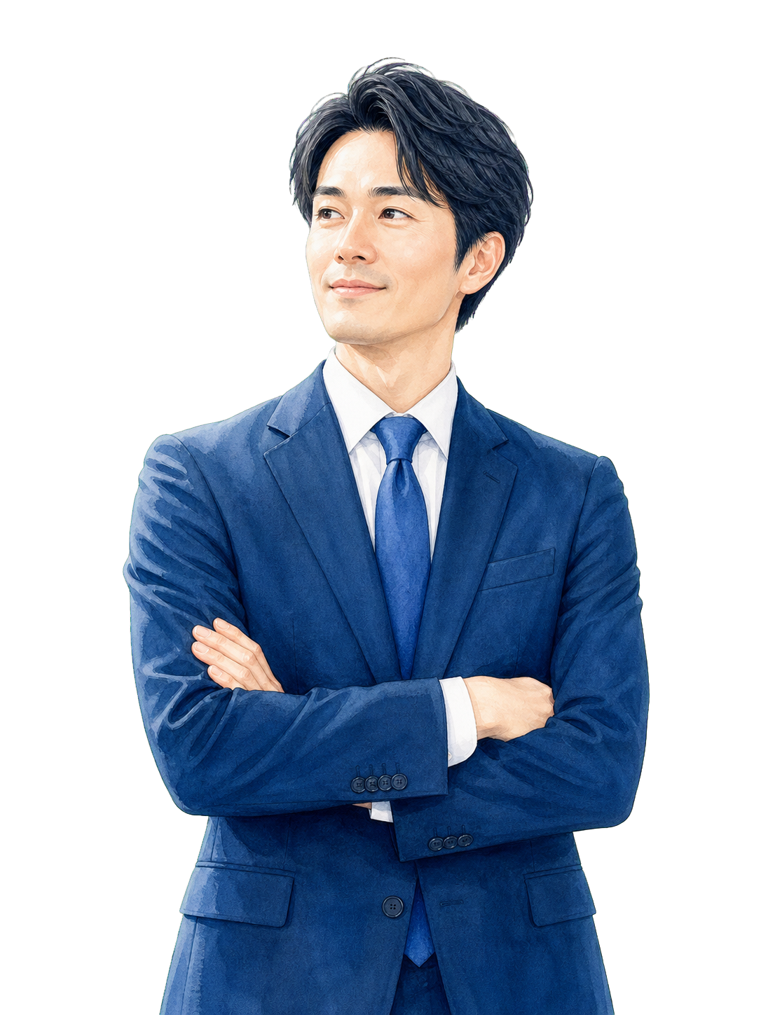 経営者の参加者イラスト