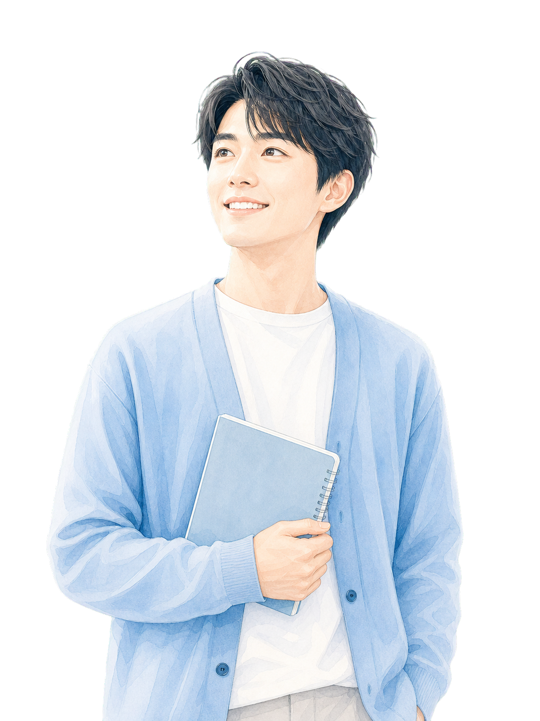 家族・学生の参加者イラスト