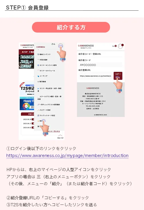 招待フロー